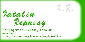 katalin repassy business card